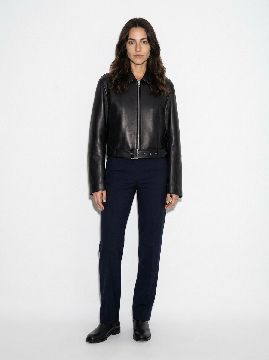 Napa Leather Biker Jacket